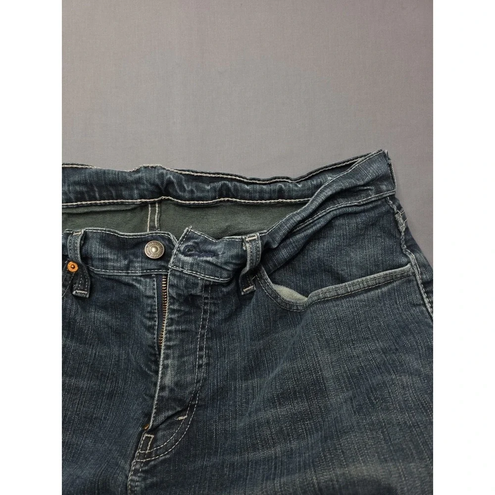 Levi 559 Jeans Mens 32x30 Blue Dark Wash Denim Straight Leg Relaxed Fit